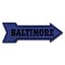 Signmission Baltimore Arrow Decal Funny Home Decor 24in Wide D-A-8-999959 - alternate 1